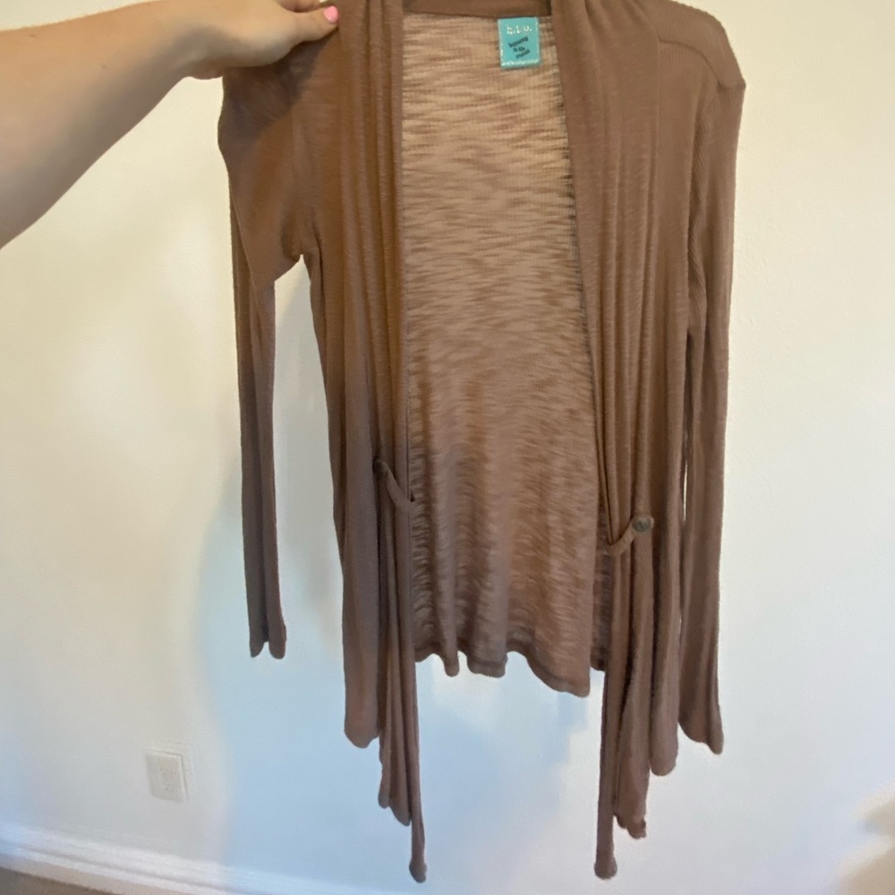 Nordstrom‘s brown cardigan